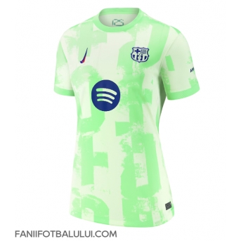 Barcelona Tricou Fotbal Replică 2024-25 Femei Treilea